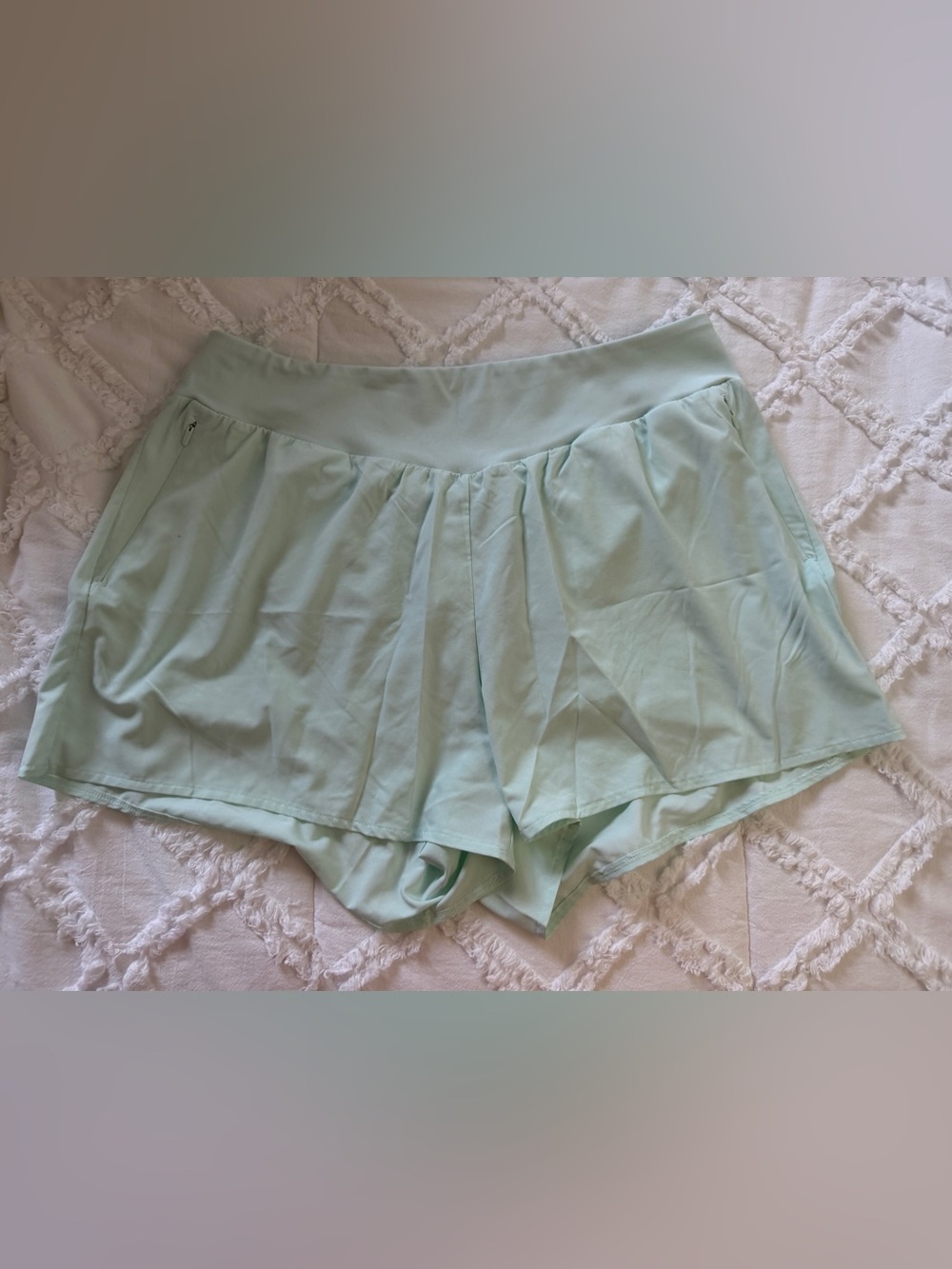 Zella Light Mint Athletic Shorts